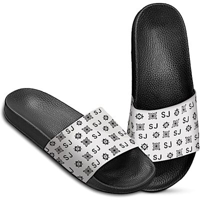 The Bradford Exchange Personalized Women's Slide Sandals With Your Initials The Bradford Exchange Personalized Women's Slide Sandals With Your Initials