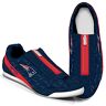 The Bradford Exchange New England Patriots Logo-Pattern Zipper Canvas Sneakers