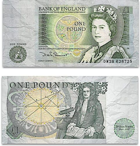 The Bradford Exchange The Last Ever QEII 1 England Banknote Currency