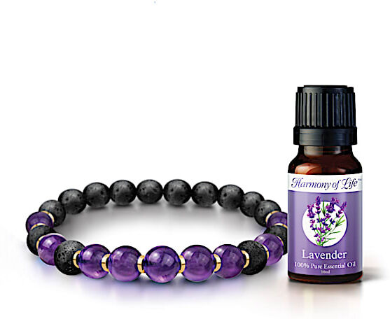 The Bradford Exchange Wearable Aromatherapy: Jewelry & Essential Oil Collection