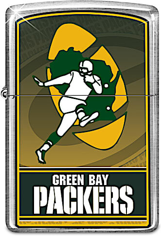 The Bradford Exchange NFL Green Bay Packers Zippo Windproof Lighter Collection