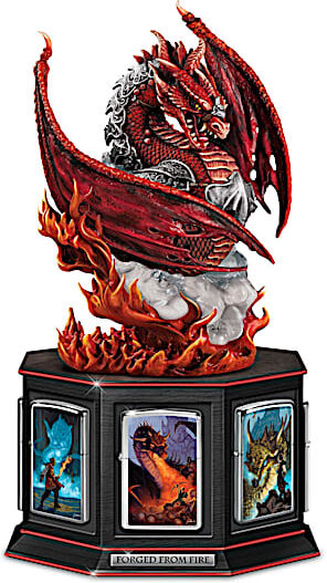 The Bradford Exchange Forged From Fire Handcrafted Dragon Zippo Lighter Collection