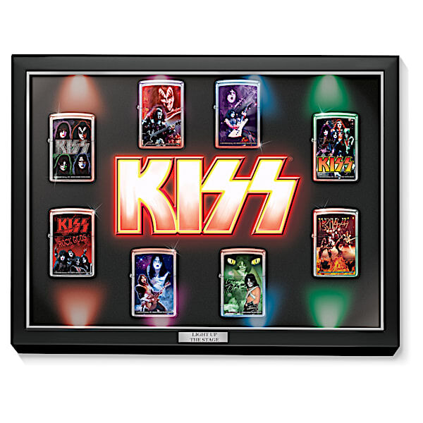 The Bradford Exchange KISS&#153; Light Up The Stage Zippo Lighter Collection