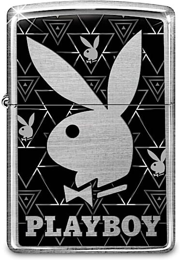 The Bradford Exchange Playboy Zippo Lighters With Iconic Playboy Bunny Logos