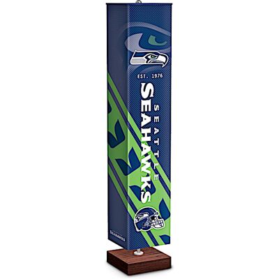 The Bradford Exchange Seattle Seahawks NFL Floor Lamp With Foot Pedal Switch The Bradford Exchange Seattle Seahawks NFL Floor Lamp With Foot Pedal Switch