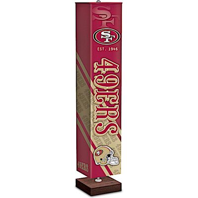 The Bradford Exchange San Francisco 49ers NFL Floor Lamp With Foot Pedal Switch The Bradford Exchange San Francisco 49ers NFL Floor Lamp With Foot Pedal Switch