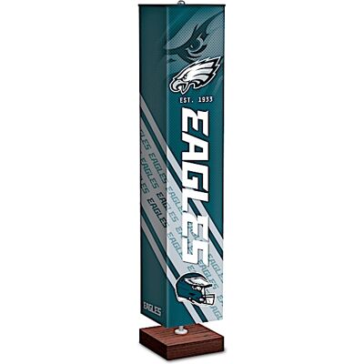 The Bradford Exchange Philadelphia Eagles NFL Floor Lamp With Foot Pedal Switch The Bradford Exchange Philadelphia Eagles NFL Floor Lamp With Foot Pedal Switch