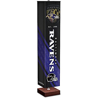 The Bradford Exchange Baltimore Ravens NFL Floor Lamp With Foot Pedal Switch The Bradford Exchange Baltimore Ravens NFL Floor Lamp With Foot Pedal Switch