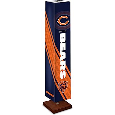 The Bradford Exchange Chicago Bears NFL Floor Lamp With Foot Pedal Switch The Bradford Exchange Chicago Bears NFL Floor Lamp With Foot Pedal Switch
