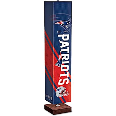 The Bradford Exchange New England Patriots NFL Floor Lamp With Foot Pedal Switch The Bradford Exchange New England Patriots NFL Floor Lamp With Foot Pedal Switch
