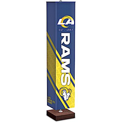 The Bradford Exchange Los Angeles Rams NFL Floor Lamp With Foot Pedal Switch The Bradford Exchange Los Angeles Rams NFL Floor Lamp With Foot Pedal Switch