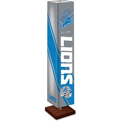 The Bradford Exchange Detroit Lions NFL Floor Lamp With Foot Pedal Switch The Bradford Exchange Detroit Lions NFL Floor Lamp With Foot Pedal Switch
