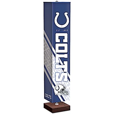 The Bradford Exchange Indianapolis Colts NFL Floor Lamp With Foot Pedal Switch The Bradford Exchange Indianapolis Colts NFL Floor Lamp With Foot Pedal Switch