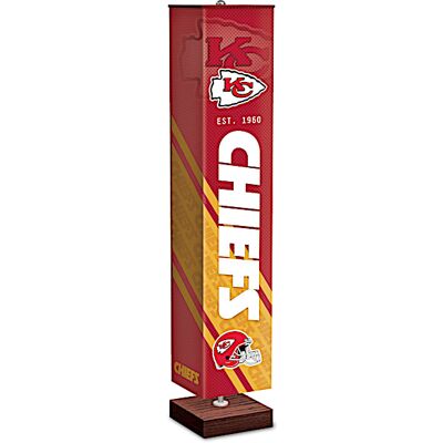 The Bradford Exchange Kansas City Chiefs NFL Floor Lamp With Foot Pedal Switch The Bradford Exchange Kansas City Chiefs NFL Floor Lamp With Foot Pedal Switch