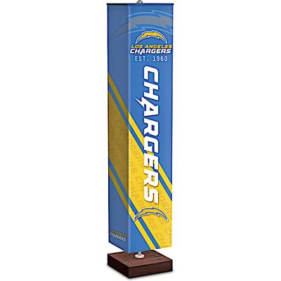 The Bradford Exchange Los Angeles Chargers NFL Floor Lamp With Foot Pedal Switch The Bradford Exchange Los Angeles Chargers NFL Floor Lamp With Foot Pedal Switch