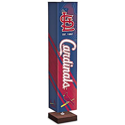The Bradford Exchange St. Louis Cardinals MLB Floor Lamp With Foot Pedal Switch The Bradford Exchange St. Louis Cardinals MLB Floor Lamp With Foot Pedal Switch