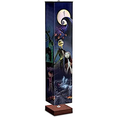 The Bradford Exchange Halloween Town Floor Lamp With 4-Sided Artwork Fabric Shade The Bradford Exchange Halloween Town Floor Lamp With 4-Sided Artwork Fabric Shade