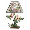 The Bradford Exchange Garden Of Light Stained Glass Hummingbird Lamp
