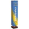 The Bradford Exchange Los Angeles Chargers NFL Floor Lamp With Foot Pedal Switch