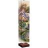 The Bradford Exchange Thomas Kinkade Cottage Floor Lamp With Art On All 4 Sides