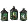 The Bradford Exchange Spooky Sights And Haunted Lights Illuminated Lanterns