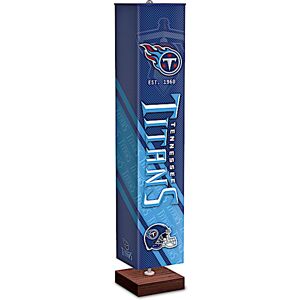 The Bradford Exchange Tennessee Titans NFL Floor Lamp With Foot Pedal Switch