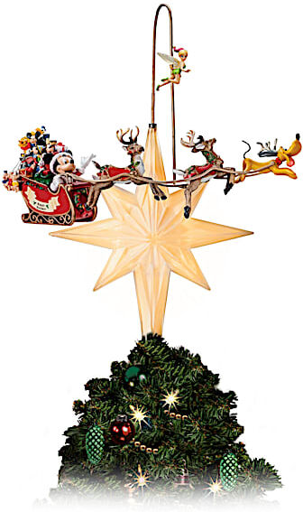 The Bradford Exchange Disney's Timeless Holiday Treasures Tree Topper