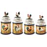 The Bradford Exchange Country Morning Rooster Kitchen Canister Collection