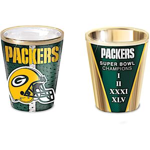 The Bradford Exchange NFL Green Bay Packers Shot Glass Collection The Bradford Exchange NFL Green Bay Packers Shot Glass Collection