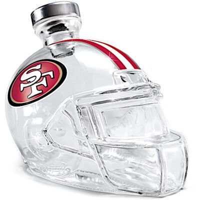 The Bradford Exchange San Francisco 49ers Glass Helmet Decanter The Bradford Exchange San Francisco 49ers Glass Helmet Decanter
