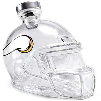The Bradford Exchange Minnesota Vikings Glass Helmet Decanter The Bradford Exchange Minnesota Vikings Glass Helmet Decanter