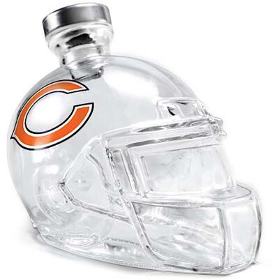 The Bradford Exchange Chicago Bears Glass Helmet Decanter The Bradford Exchange Chicago Bears Glass Helmet Decanter
