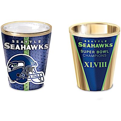 The Bradford Exchange NFL Seattle Seahawks Shot Glass Collection The Bradford Exchange NFL Seattle Seahawks Shot Glass Collection