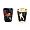 The Bradford Exchange Elvis Shot Glasses Adorned With Elvis Art By Artist Bruce Emmett