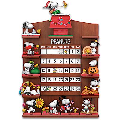 The Bradford Exchange PEANUTS Snoopy Through The Seasons Perpetual Calendar Collection The Bradford Exchange PEANUTS Snoopy Through The Seasons Perpetual Calendar Collection