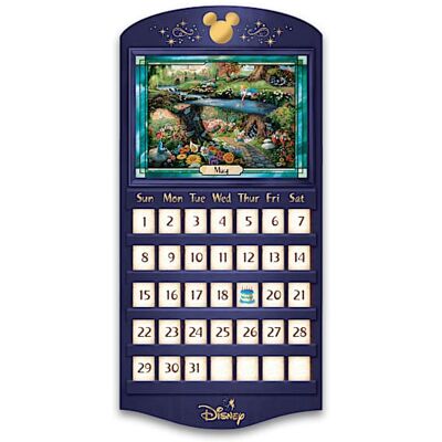 The Bradford Exchange Disney Perpetual Calendar Collection With Thomas Kinkade Art The Bradford Exchange Disney Perpetual Calendar Collection With Thomas Kinkade Art
