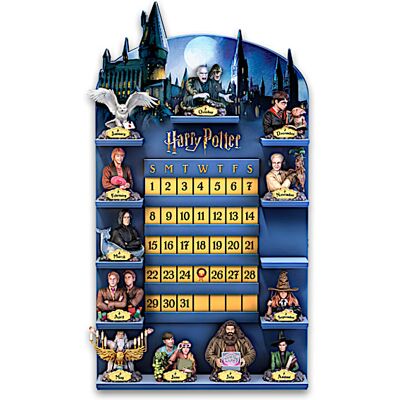 The Bradford Exchange HARRY POTTER Perpetual Calendar Collection And HOGWARTS Castle Display The Bradford Exchange HARRY POTTER Perpetual Calendar Collection And HOGWARTS Castle Display