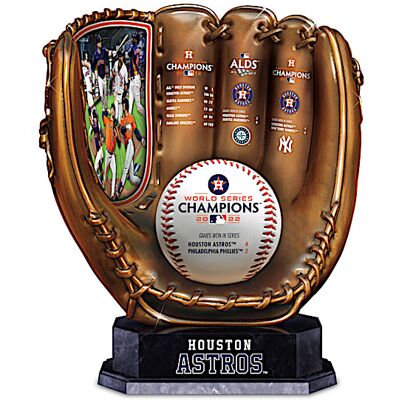 The Bradford Exchange 2022 World Series Champions Astros Sculpted Glove The Bradford Exchange 2022 World Series Champions Astros Sculpted Glove
