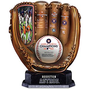The Bradford Exchange 2022 World Series Champions Astros Sculpted Glove