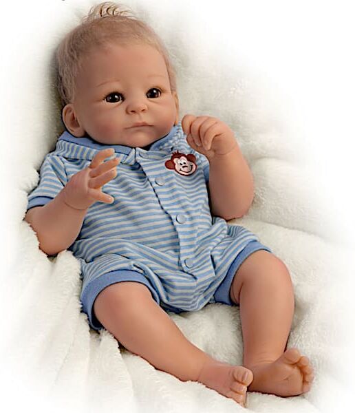 The Ashton-Drake Galleries Tasha Edenholm So Truly Real Benjamin Baby Boy Doll