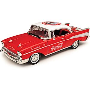 The Hamilton Collection 1:18-Scale COCA-COLA 1957 Bel Air Diecast Car With Display The Hamilton Collection 1:18-Scale COCA-COLA 1957 Bel Air Diecast Car With Display