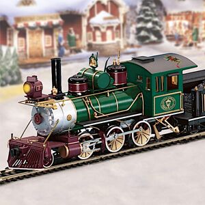 Hawthorne Village Thomas Kinkade Illuminated Christmas Express Train Set Hawthorne Village Thomas Kinkade Illuminated Christmas Express Train Set