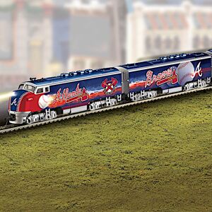 Hawthorne Village Atlanta Braves MLB Express Electric Train Collection Hawthorne Village Atlanta Braves MLB Express Electric Train Collection