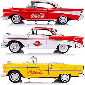 The Hamilton Collection 1:18-Scale COCA-COLA Bel Air Diecast Cars With Display The Hamilton Collection 1:18-Scale COCA-COLA Bel Air Diecast Cars With Display
