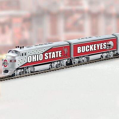 Hawthorne Village Ohio State Buckeyes Model Train Collection Hawthorne Village Ohio State Buckeyes Model Train Collection