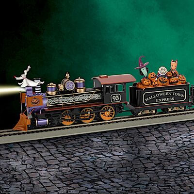 Hawthorne Village The Nightmare Before Christmas Illuminated Model Train Hawthorne Village The Nightmare Before Christmas Illuminated Model Train