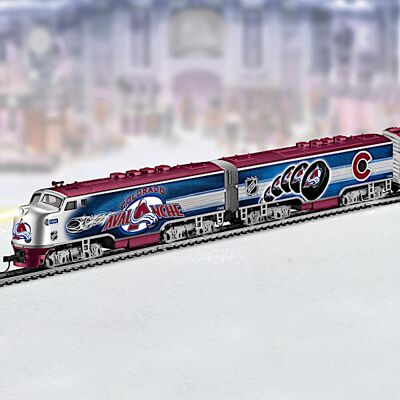 Hawthorne Village NHL Colorado Avalanche Model Train Collection Hawthorne Village NHL Colorado Avalanche Model Train Collection