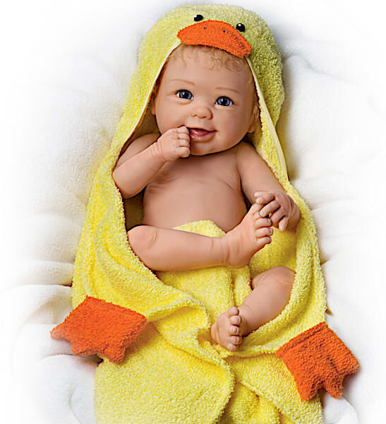 The Ashton-Drake Galleries Doll: Rub-A-Dub-Dub Baby Doll