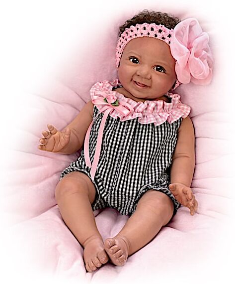 The Ashton-Drake Galleries Alanna Lifelike Baby Doll