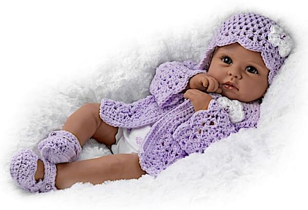 The Ashton-Drake Galleries Linda Murray Tiana Goes To Grandma's Lifelike African-American Baby Girl Doll